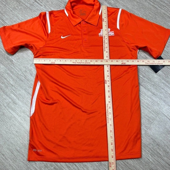 Nike Dri Fit Polo Shirt Mens Medium Orange Oregon State Activities Association - Picture 5 of 7